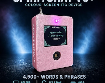 SPIRIT BOX! ITC device ghost box paranormal communication detector for investigations SpiritChat V3+ alternative to / like Ovilus Alice pink