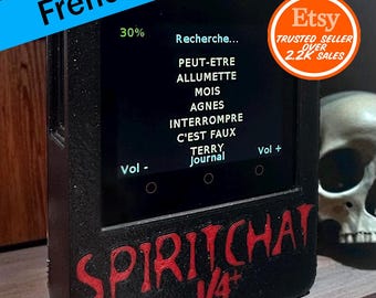 FRENCH SPIRIT BOX! française speaking itc device for ghost hunting paranormal investigations. Over 7400 words! V4 alternative to Ovilus