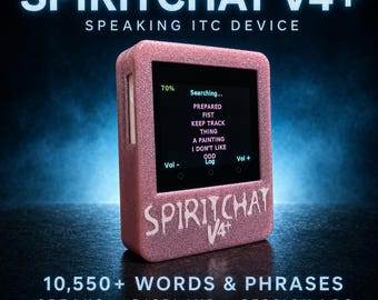 ¡CAJA ESPIRITUAL! Dispositivo parlante para investigaciones paranormales de caza de fantasmas. ¡Más de 10550 palabras! Alternativa a Ovilus Alice - SpiritChat V4+