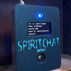 ¡CAJA ESPIRITUAL! Caja fantasma SpiritChat Mini+, dispositivo de comunicación paranormal ITC para investigaciones, alternativa a/similar a Ovilus Alice Burnt Titan.