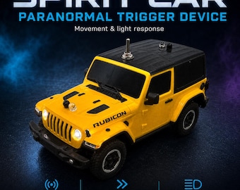 ¡COCHE ESPIRITUAL! Activador de movimiento, infrarrojos, LED de proximidad, coche espiritual, equipo paranormal de caza de fantasmas, vigilia, Jeep Wrangler.