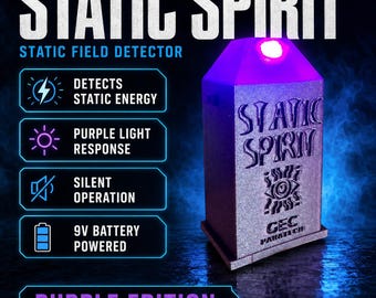 DETECTOR DE CAMPO ESTÁTICO - Equipo paranormal para la caza de fantasmas/investigaciones. Detecta energía estática.