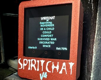 NEW Spirit Chat V4 ghost paranormal (speaking alerts) ITC device detector over 10550 words for investigations like Alice box / Ovilus red