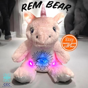 REM BEAR Unis the unicorn sensor teddy toy paranormal spirit ghost hunting vigil equipment device detector (Radiating Electro-Magneticity)