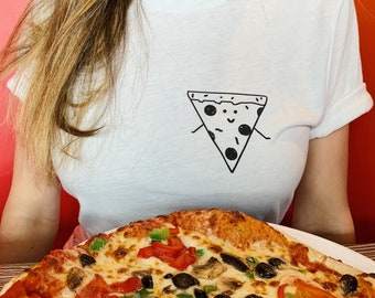 Funny Pizza Shirt, Pizza Shirt Women, Graphic Tee, Pizza Lovers, Pizza Gift, Workout Shirt, Funny Pizza Shirt, Pizza, Gift For Her, Fitness