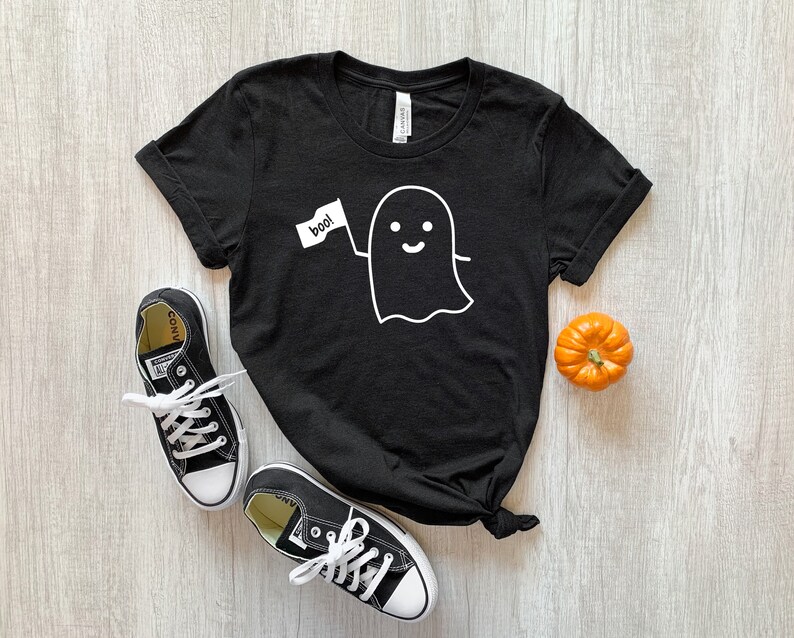 Cute Women's Halloween Shirts Boo Shirt Halloween Ghost Etsy
