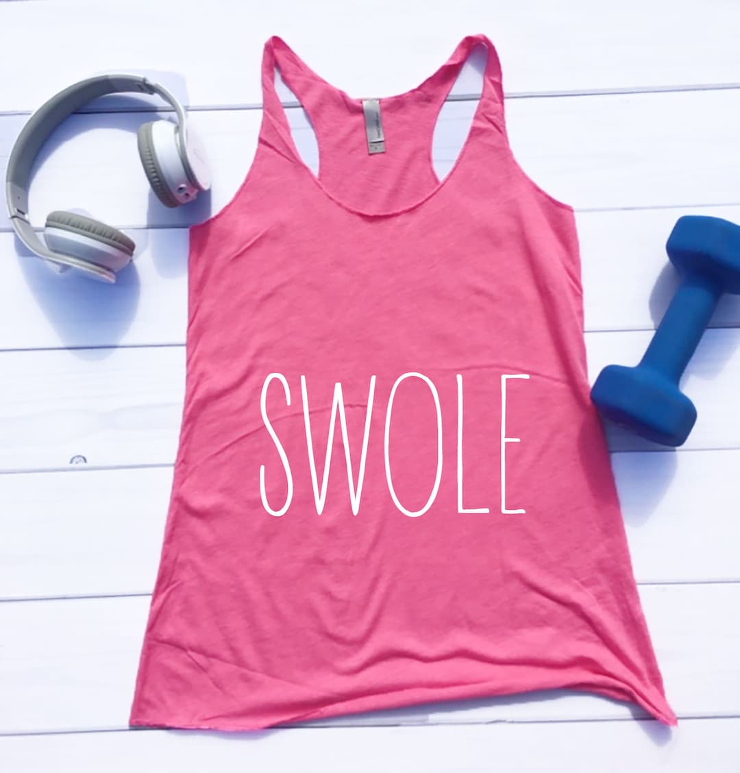 SWOLE Maternity Workout Tank Top, Maternity Shirt, Pregnant Shirt