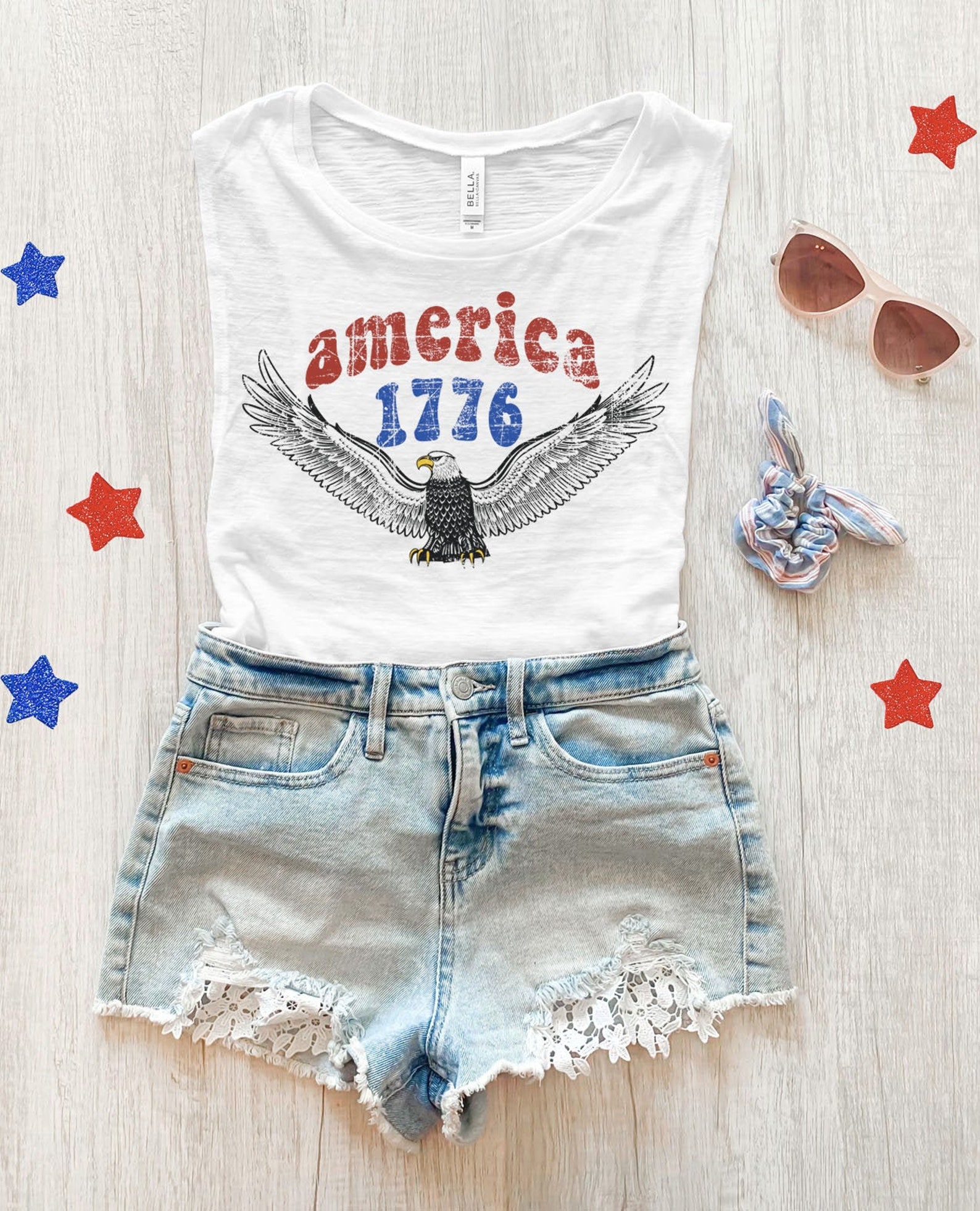 Cute 4th of July Tanks USA Tanks for Women Patriotic Tanks | Etsy