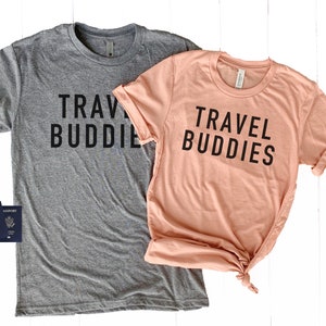 Travel Buddies Matching Tees, Matching Couples, Couples Shirts, Couples, Matching, Travel, Roadtrip, Wanderlust, Vacation Shirt, Hawaii