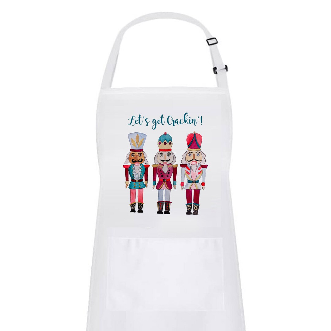 Christmas Nutcracker Watercolor Apron Etsy