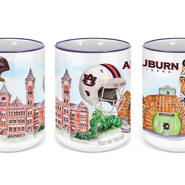 Auburn Coffee Mug Etsy