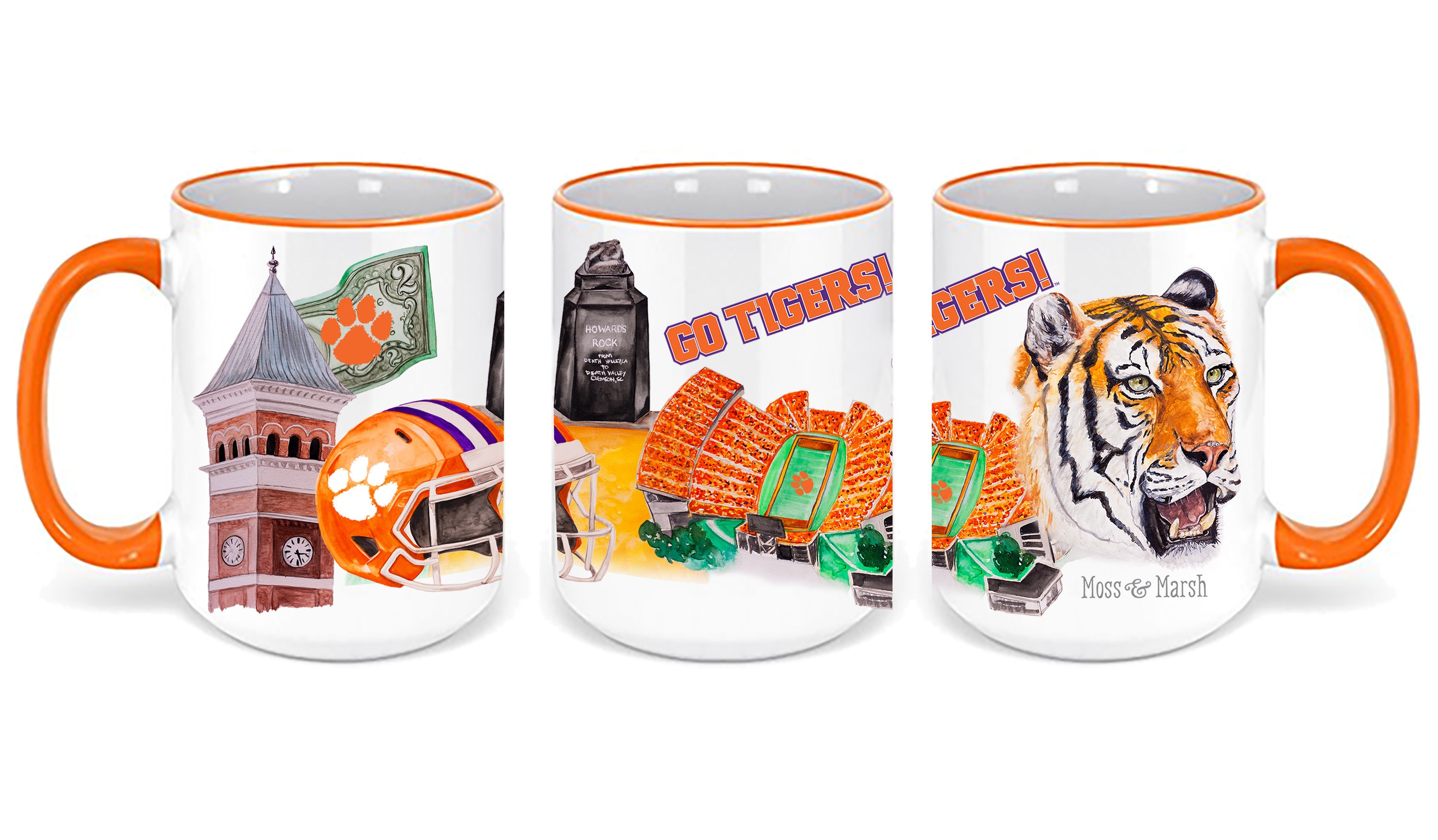 Simple Modern Clemson Tigers Insulated Drinkware Scout Coffee Mugs 2-Pack