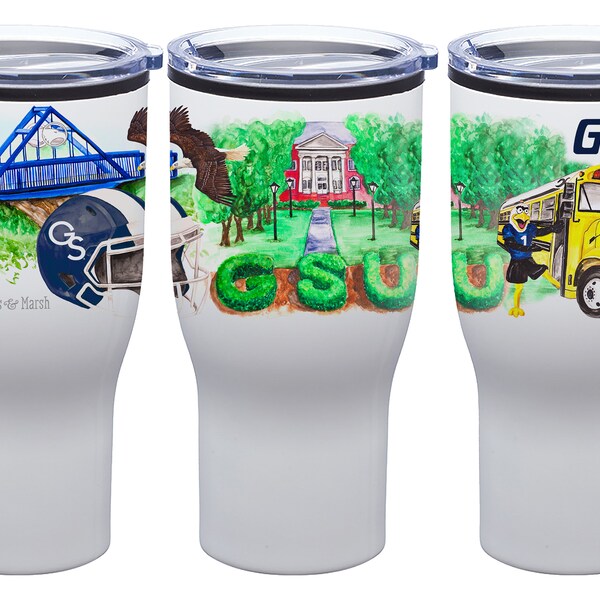 Georgia Southern University Tumbler - Georgia Southern Stainless Steel Tumbler 30oz - GSU Cup