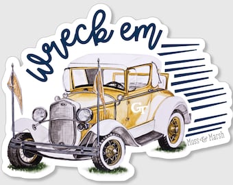 Georgia Tech University Sticker