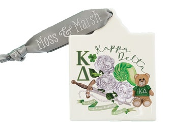 Adorno de acuarela Kappa Delta