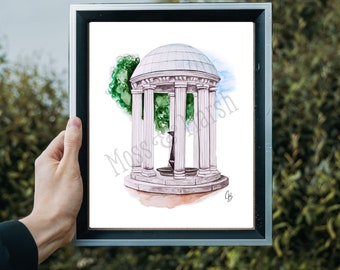 Well- The University of North Carolina Collage Print