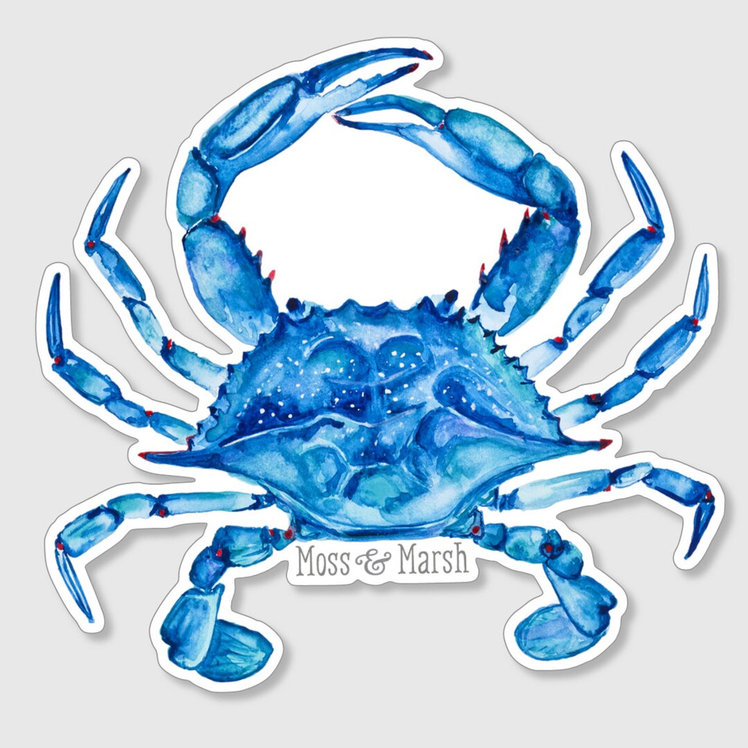 Crab Sticker - Etsy