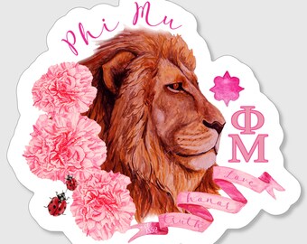 Phi Mu Sticker