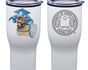 University of North Carolina Rameses Graduate 30oz Tumbler