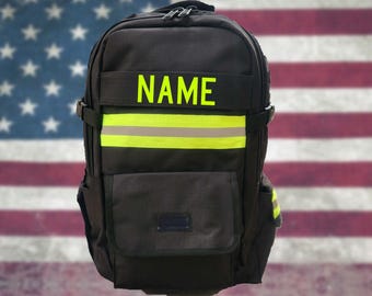 Firefighter Personalized Black 600D Waterproof Material Daily