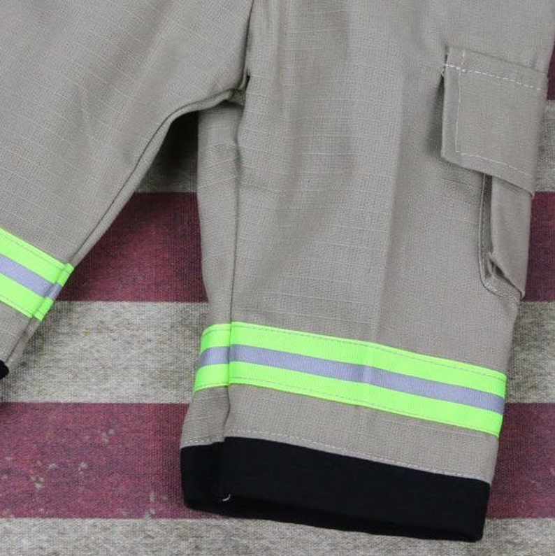 Firefighter Baby TAN Look-Like Turnout Gear Pants Costume bild 2