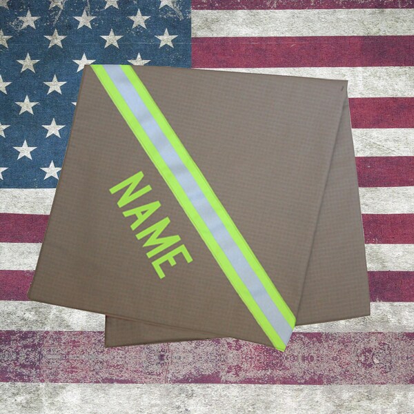 Firefighter Name Panel Etsy