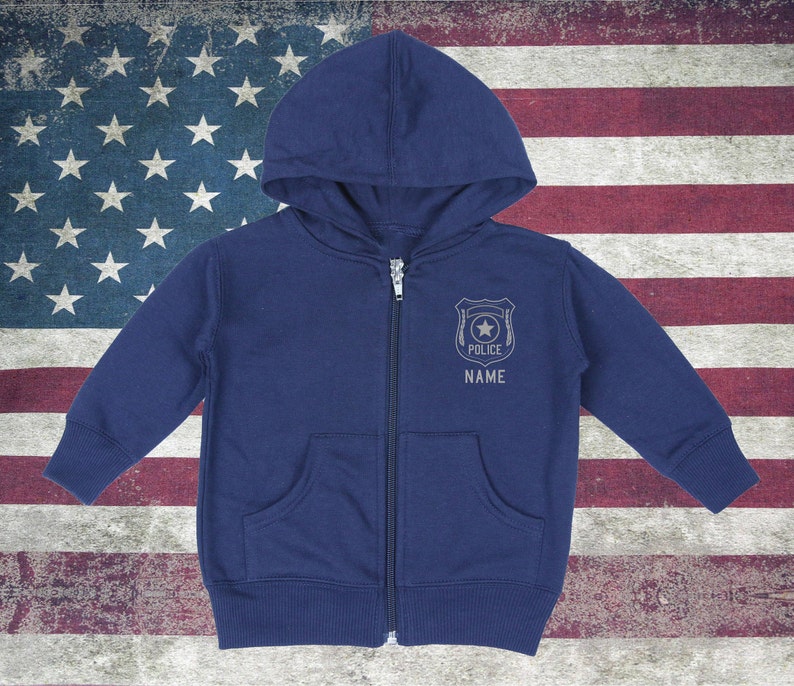 childrens navy zip up hoodie