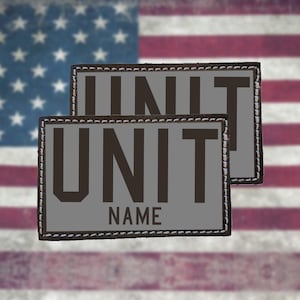 Personalized Reflective Leather Firefighter Helmet Tags (Set of 2)