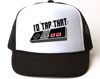 I'd Tap That Retro 8 Bit Trucker Hat