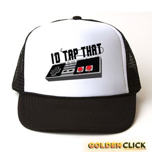 I'd Tap That Retro 8 Bit Trucker Hat