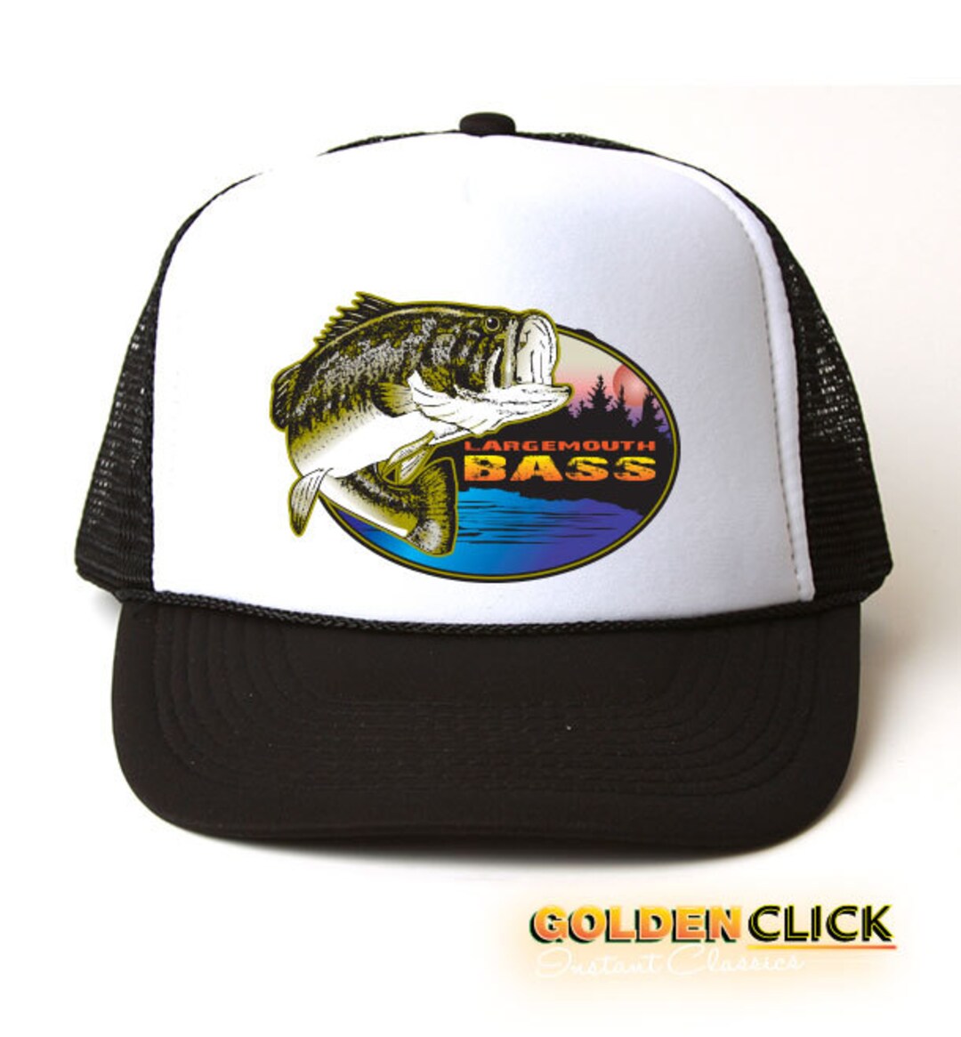Largemouth Bass Fishing Trucker Hat 
