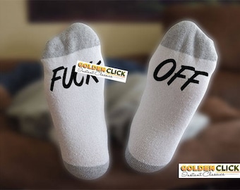 F Off Socks, Funny Socks, Gift For Him, Gift For Her