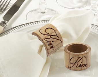 Napkin Rings Holders, Personalized Napkin Holder, Custom Napkin Ring, Napkin Rings Thanksgiving, Monogram Napkin,Engraved Napkin Rings Name