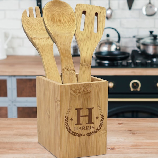 Kitchen Utensil Holder Etsy