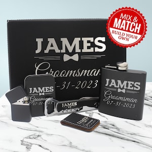 Proposal Gift for Him - Best Man Gift Box Set - Personalized Groomsmen Gift Box - Best Man Gift Box Set - Gift Box for Groomsmen