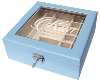 leather jewelry box organizer