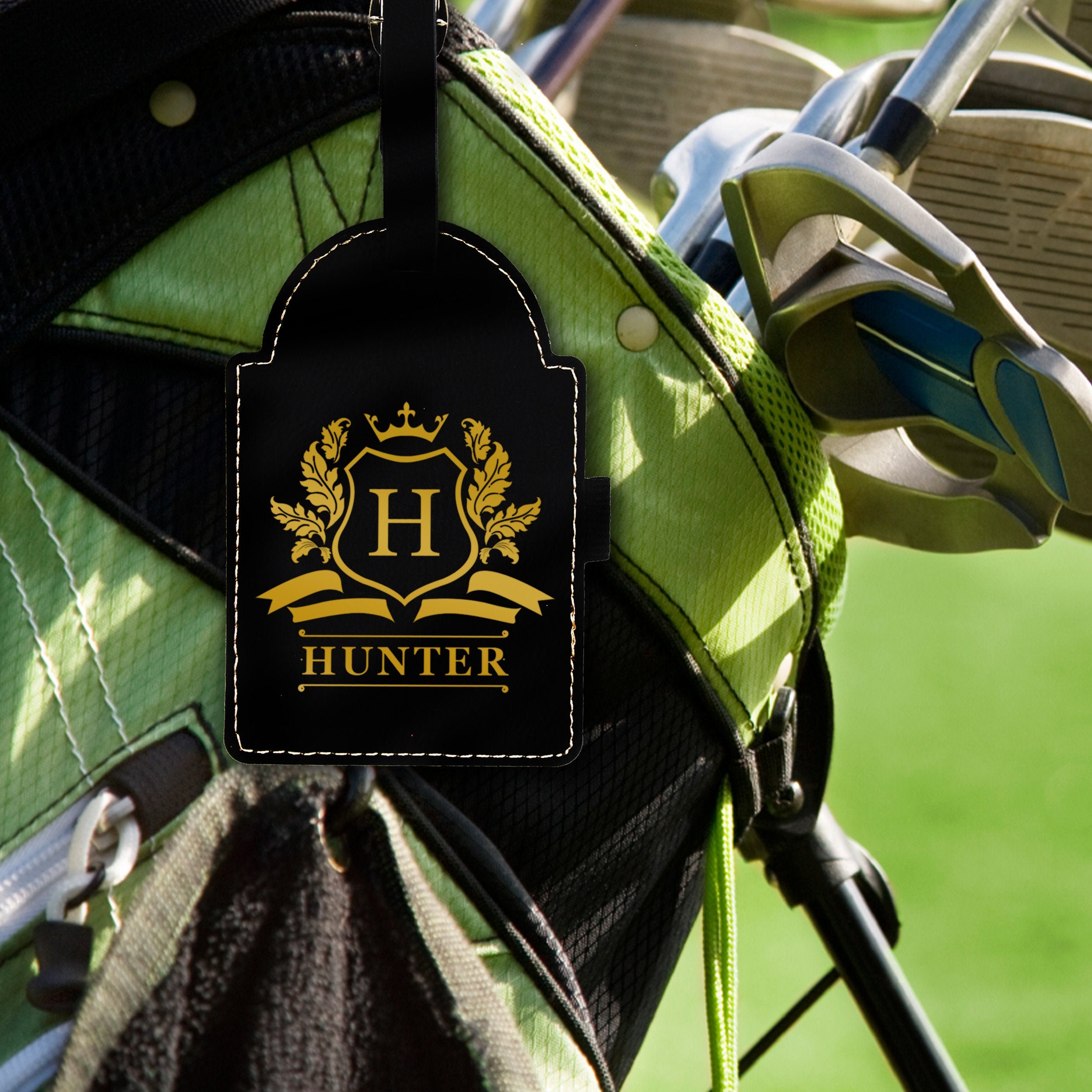 Golf Bag Tag Personalized Golf Gifts for Men Custom Golf Etsy