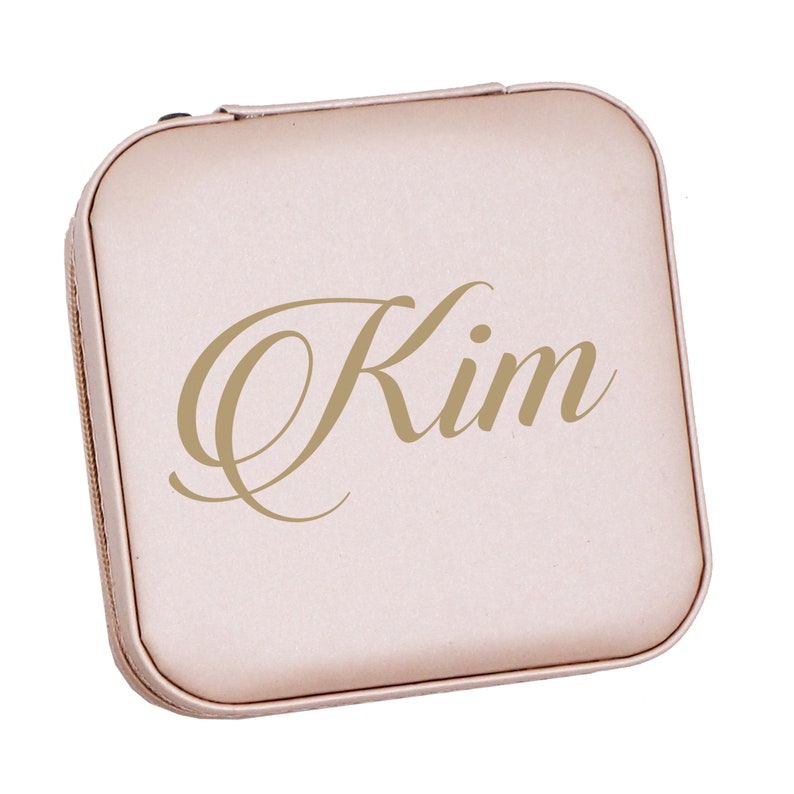 Personalized Travel Jewelry Case Custom Travel Jewelry Box Etsy