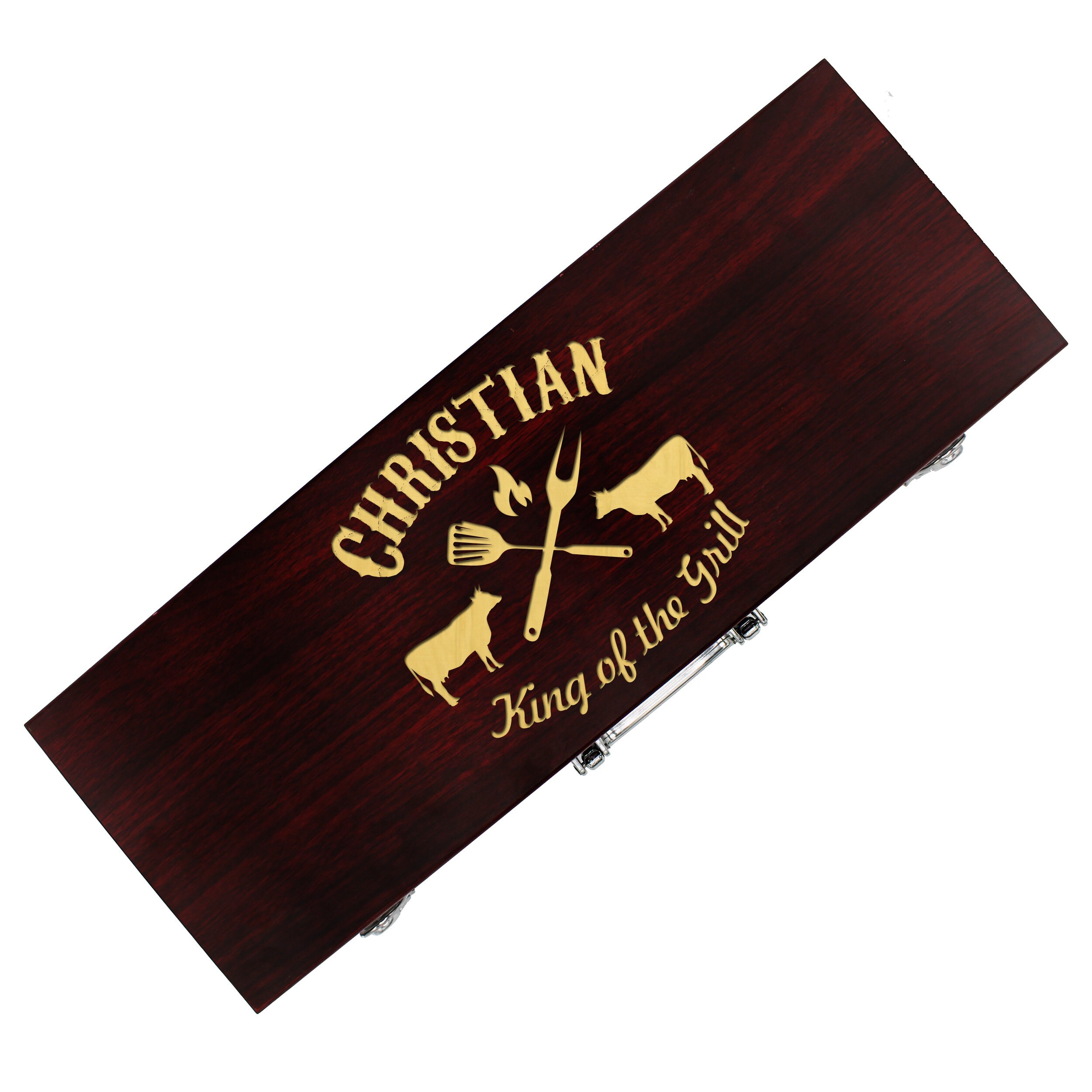 Engraved Grill Set Custom Grill ToolsGrilling Kit Engraved Etsy