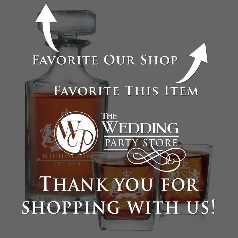 Personalized Decanter Set and Glasses with Gift Box Custom Engraved Whiskey Bourbon Scotch Decanter with Gift Box Liquor Decanter Gift image 9