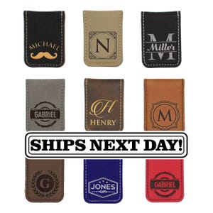 Clip para billetes personalizado - Clip para billetes grabado - Ideas de regalo para padrinos de boda - Regalos para hombres - Clip para billetes con monograma - Clips para billetes personalizados