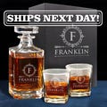 Man Birthday Gift for Him - Custom Decanter Set - Personalized Birthday Gift - Birthday Gift for Dad
