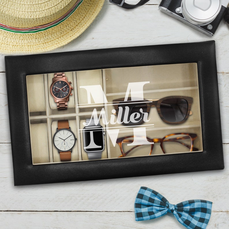 Personalized Watch and Sunglasses Box Engraved Sunglasses Etsy