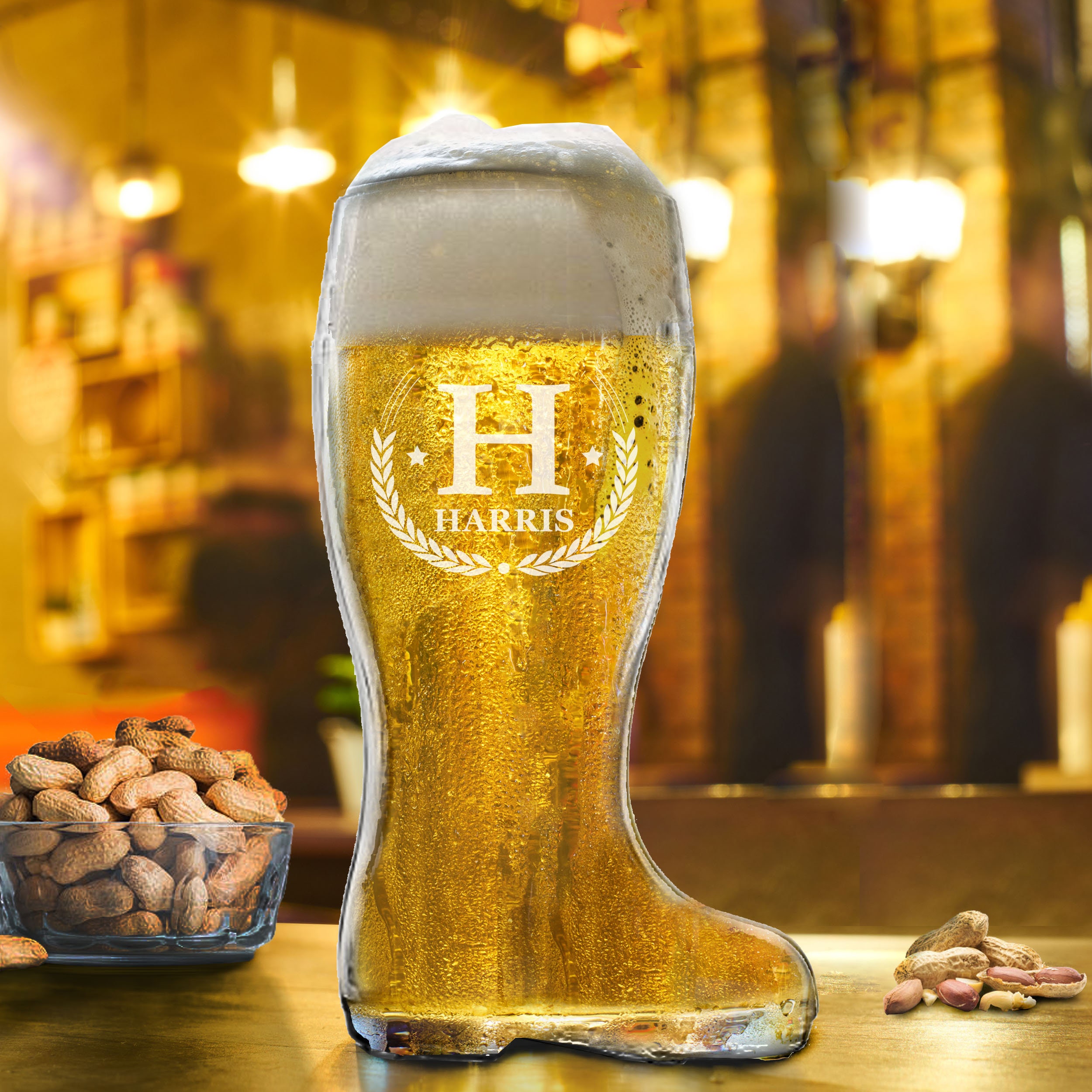 Pint Glass 'Beer Glasses of Deutschland' - German Beer Mugs, Boots