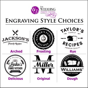 Engraved Cookbook Holder - Wood Cook Book Stand - Customized Kitchen Gift - Gifts For Chef - Monogram Kitchen Decor, Personalized Baker Gift bild 10