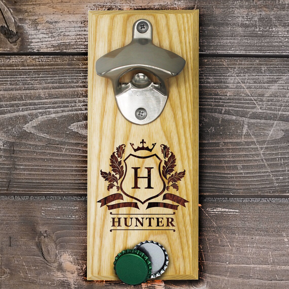 Bottle Opener Wall Mount Wall Mounted Beer Opener Etsy