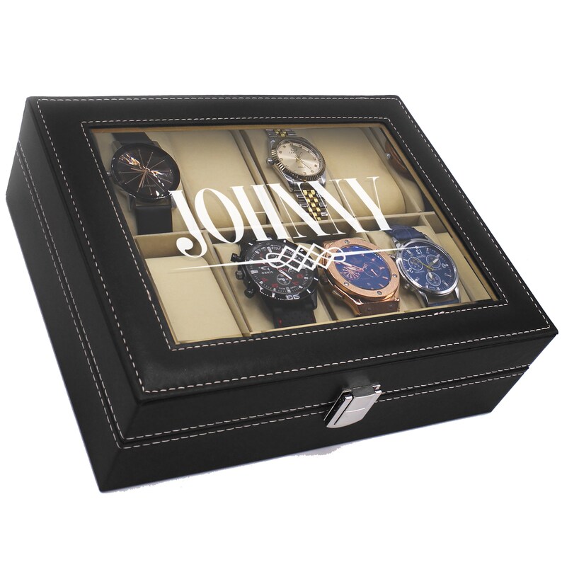 Engraved Watch Box Watch Storage Box Gifts for Him Husband Etsy Canada