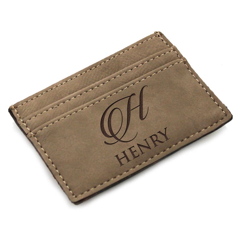 Personalized Money Clip Wallet Personalized Mens Gift Etsy - image 0