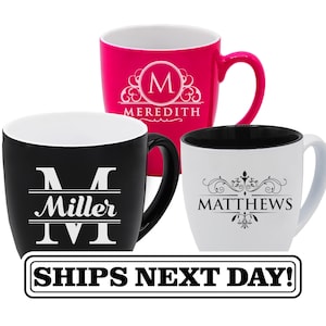 Coffee Mug for Men Mom Boyfriend - Custom Latte Mug - Engraved Coffee Cup - Personalized Coffee Wedding Gift - Customized Nurse Coffee Mug