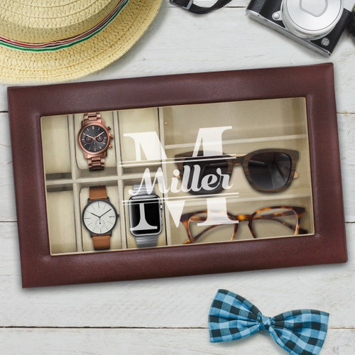 Watch and Sunglass Box Personalized Eyeglasses Box Custom Etsy
